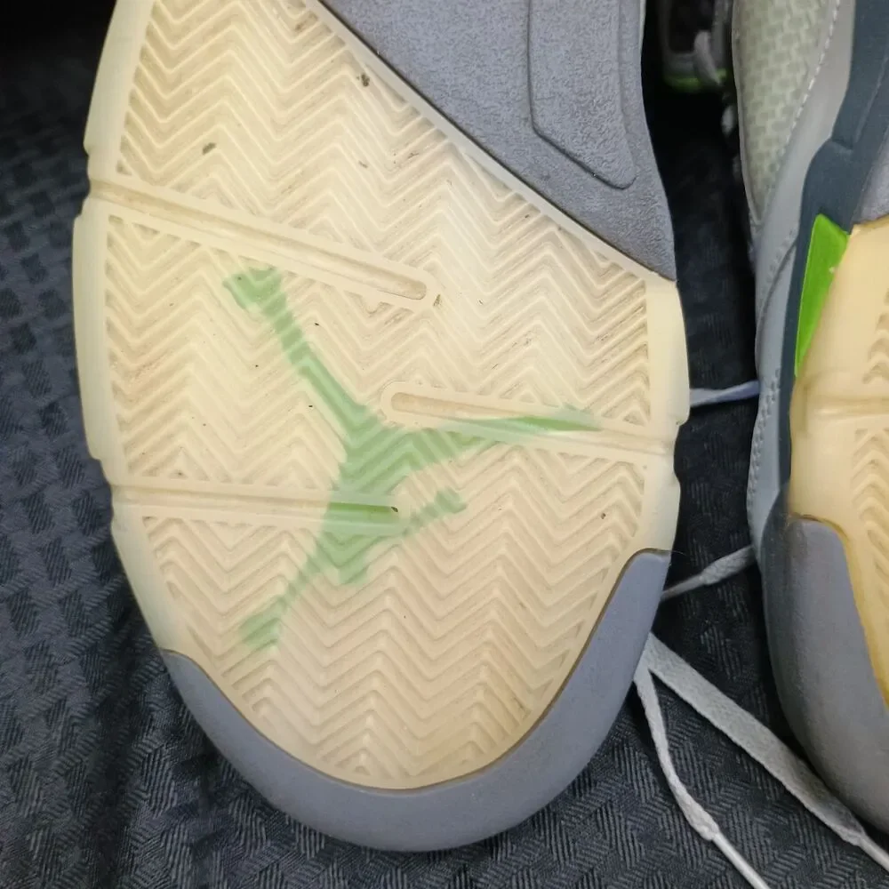 Nike Air Jordan 5 Retro Green Bean Mens Size 10 Used No Box  DM9014-003